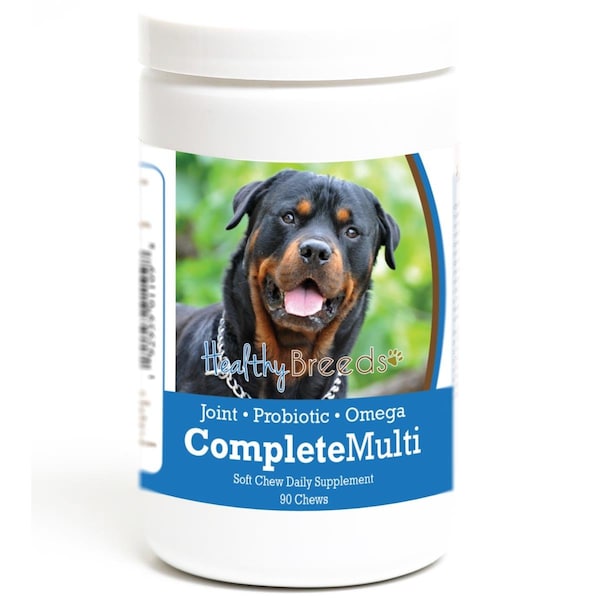 Healthy Breeds Rottweiler all in one Multivitamin Soft Chew - 90 Count - HE126940