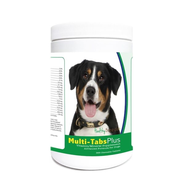 Healthy Breeds Entlebucher Mountain Dog Multi-Tabs Plus Chewable Tablets, 365PK - 840235180142