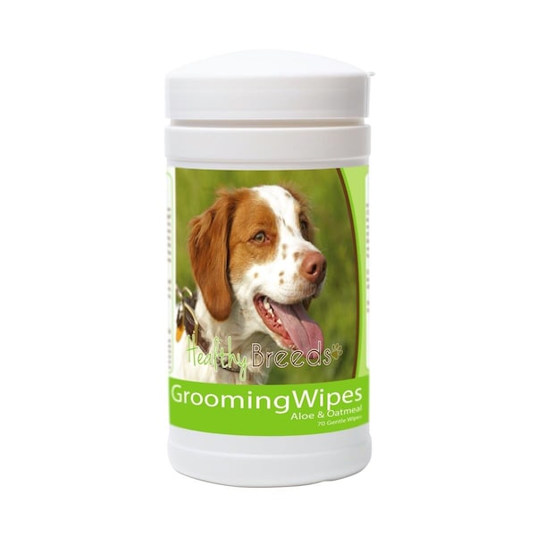 Healthy Breeds Brittany Grooming Wipes - 840235151685