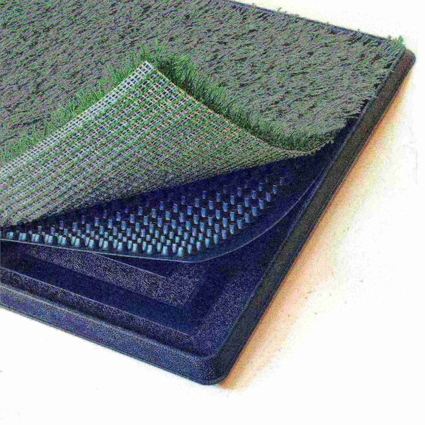 Pet Adobe Pet Adobe Puppy Artificial Grass Potty Trainer Mat, Indoor/Outdoor Bathroom Rug for Small Dogs, Cats - 275624VME