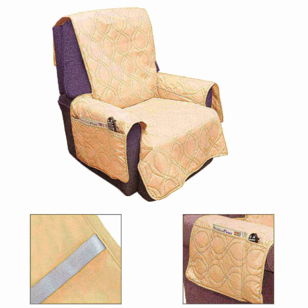 Pet Adobe Furniture cover, 100-percent Waterproof Protector for Chair, Non-Slip, Stain Resistant, Pets/Kids, Tan - 166884JLG