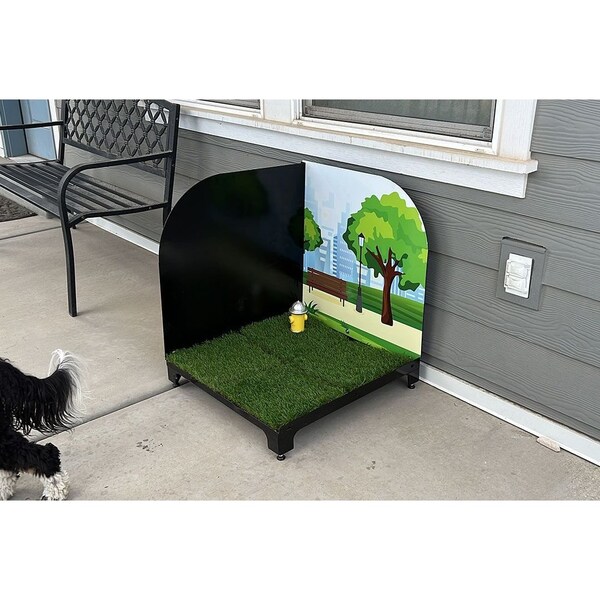 K9 Kennel Store 2ft X 2ft Quick N Clean Potty Station W/Pee Guard - 2X2PS-PG