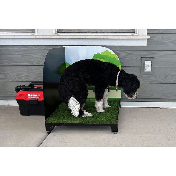 K9 Kennel Store 2ft X 2ft Quick N Clean Potty Station W/Pee Guard - 2X2PS-PG
