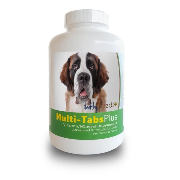 Healthy Breeds Saint Bernard Multi-Tabs Plus Chewable Tablets, 180PK - 840235140788
