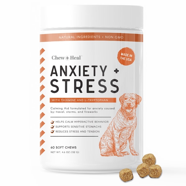 Chew + Heal Anxiety & Stress - 60 Chews - CH-ANXIETY-STRESS-60