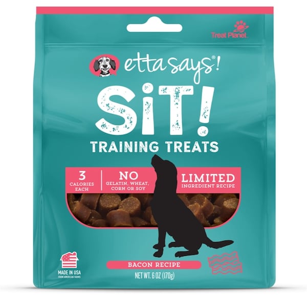 Etta Says! Etta Says! Sit! Bacon Grain Free Training Treats For Dogs 6 oz - 44700813