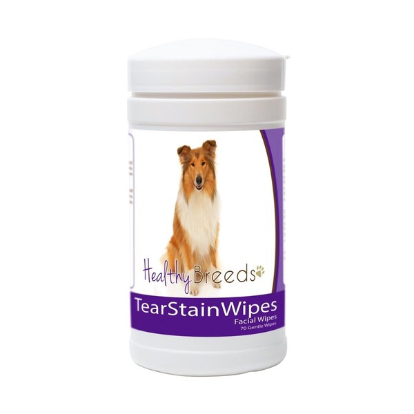 Healthy Breeds Collie Tear Stain Wipes - 840235152859