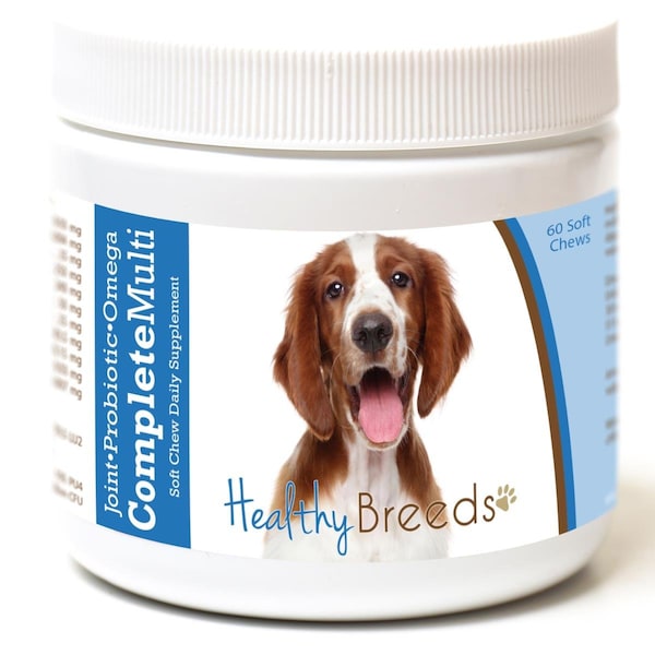 Pamperedpets Welsh Springer Spaniel all in one Multivitamin Soft Chew, 60PK - PA3492036