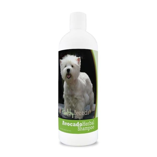 Healthy Breeds Healthy Breeds 840235157182 West Highland White Terrier Avocado Herbal Dog Shampoo - 840235157182