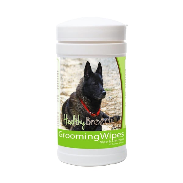 Healthy Breeds Norwegian Elkhound Grooming Wipes - 840235151104