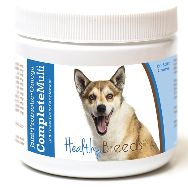 Healthy Breeds Norwegian Lundehund All in One Multivitamin Soft Chew, 60PK - 192959008590