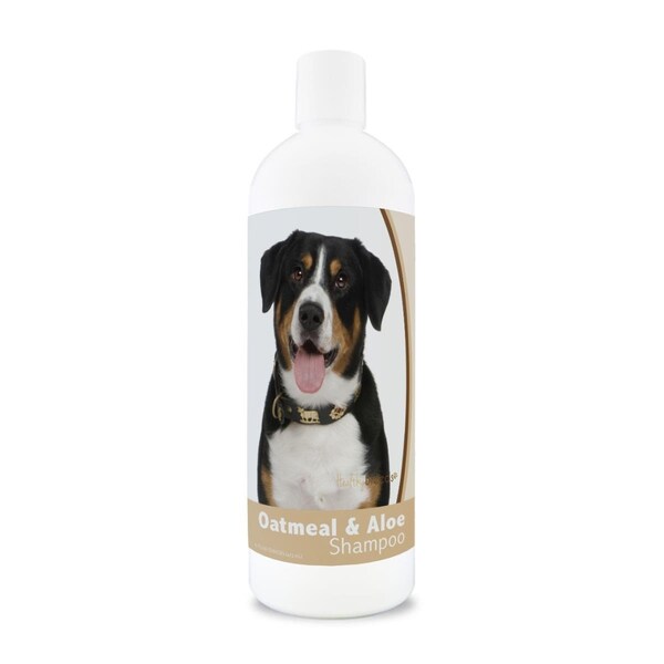 Healthy Breeds 16 oz Entlebucher Mountain Dog Oatmeal Shampoo with Aloe - 840235180104