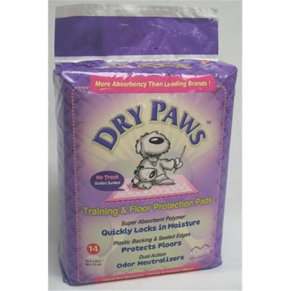 Midwest Container & Industrial Supply Dry Paws Training Pads large - PPL14, 14PK - 568520