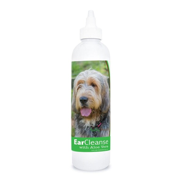 Healthy Breeds 8 oz otterhound Ear Cleanse with Aloe Vera Cucumber Melon - 840235197812