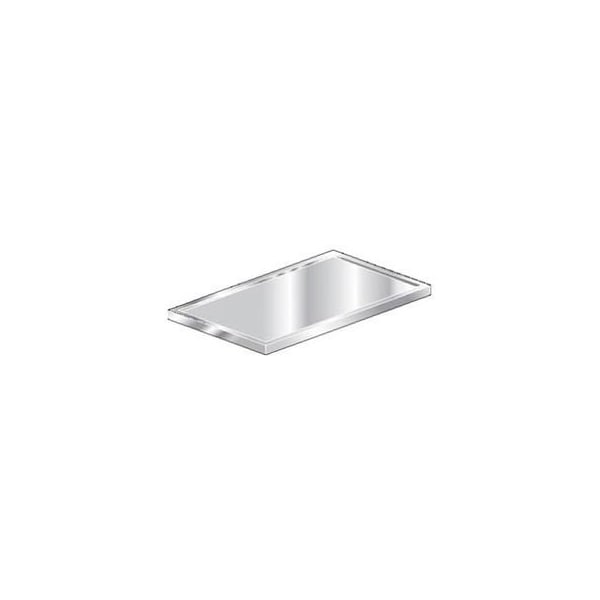 Aero Aero Manufacturing 16 Gauge Countertop 304 Stainless Steel - V-Edge 72"W x 24"D - 3TCV-2472