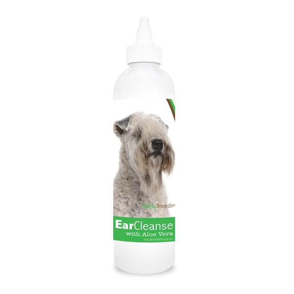 Healthy Breeds 8 oz Soft Coated Wheaten Terrier Ear Cleanse with Aloe Vera Cucumber Melon - 840235113910