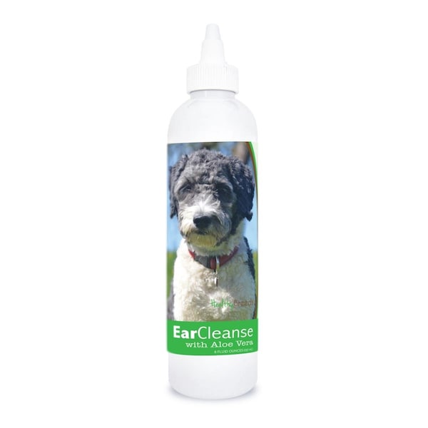 Healthy Breeds 8 oz Aussiedoodle Ear Cleanse with Aloe Vera Cucumber Melon - 840235197409