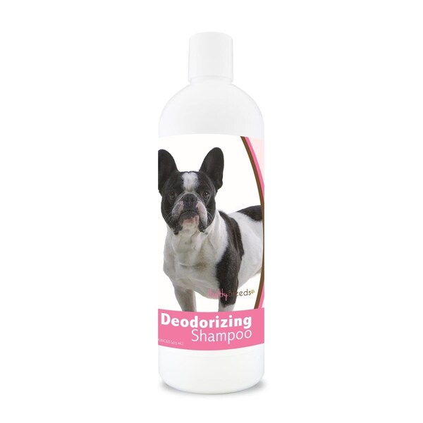 Healthy Breeds Healthy Breeds 840235107118 16 oz French Bulldog Deodorizing Shampoo - 840235107118
