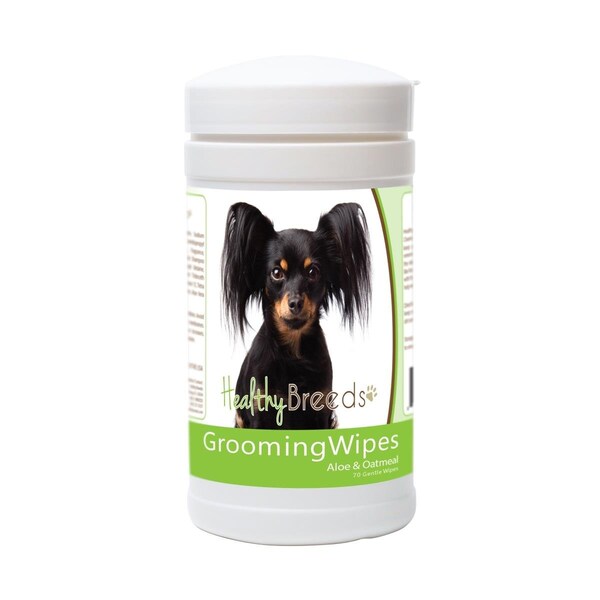 Healthy Breeds Russian Toy Terrier Grooming Wipes - 70 Count, 70PK - 840235179597