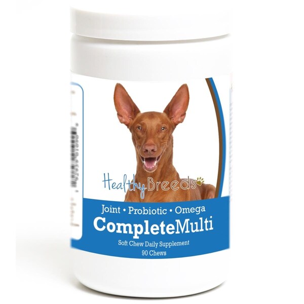 Healthy Breeds Pharaoh Hound all in one Multivitamin Soft Chew, 90PK - 192959010909