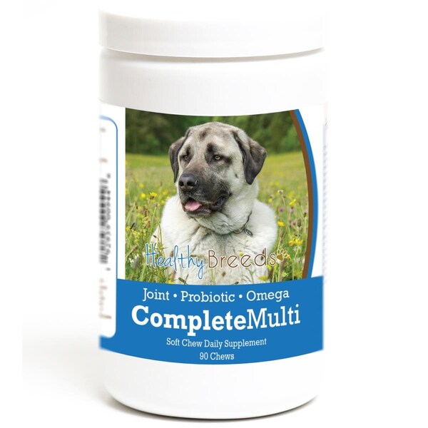 Healthy Breeds Anatolian Shepherd Dog all in one Multivitamin Soft Chew, 90PK - 192959009446
