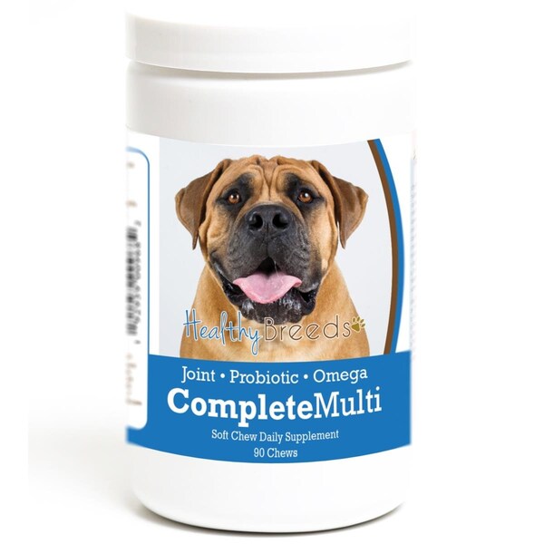 Healthy Breeds Boerboel all in one Multivitamin Soft Chew, 90PK - 192959009682