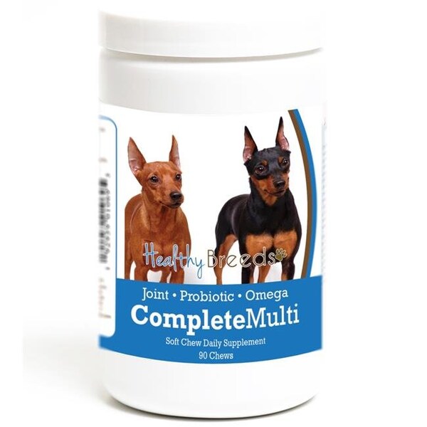 Healthy Breeds Healthy Breeds 192959010695 Miniature Pinscher all in one Multivitamin Soft Chew - 90 Count - 192959010695