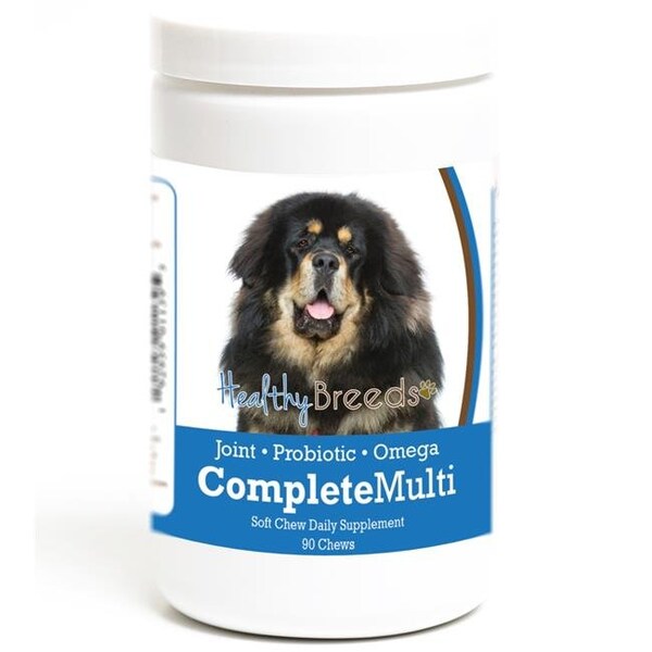 Healthy Breeds Healthy Breeds 192959011395 Tibetan Mastiff all in one Multivitamin Soft Chew - 90 Count - 192959011395