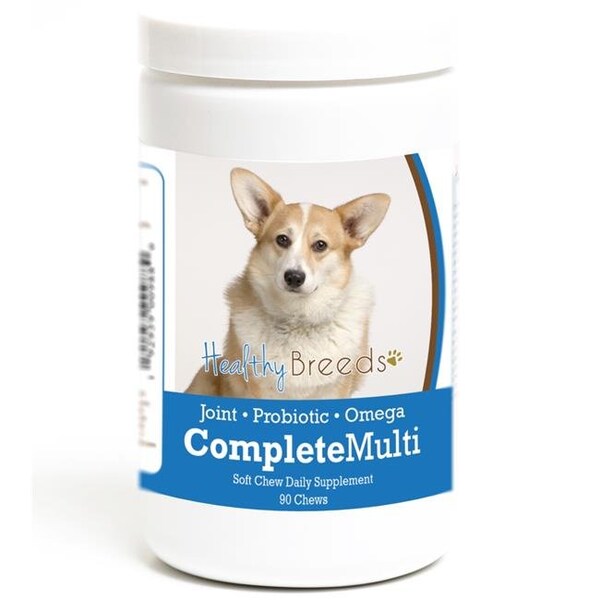 Healthy Breeds Healthy Breeds 192959009880 Cardigan Welsh Corgi all in one Multivitamin Soft Chew - 90 Count - 192959009880