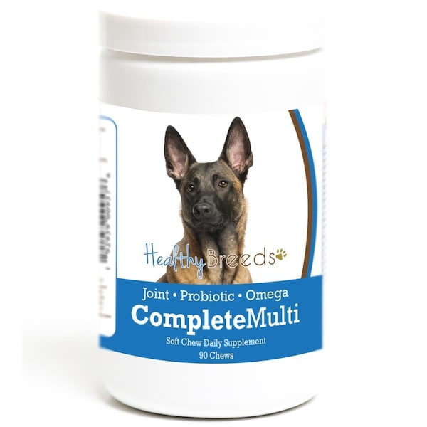 Healthy Breeds Belgian Malinois all in one Multivitamin Soft Chew - 90 Count - HE126848