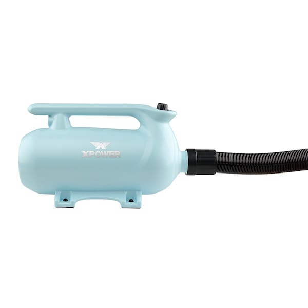 Xpower High Velocity Variable Speed Double Motor Pet Dryer - Sky Blue - B-163-SKY-BLUE