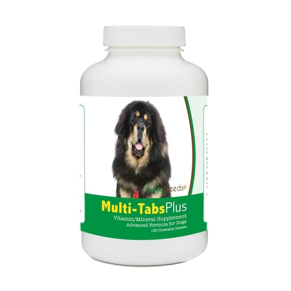 Healthy Breeds Tibetan Mastiff Multi-Tabs Plus Chewable Tablets, 180PK - 840235177050