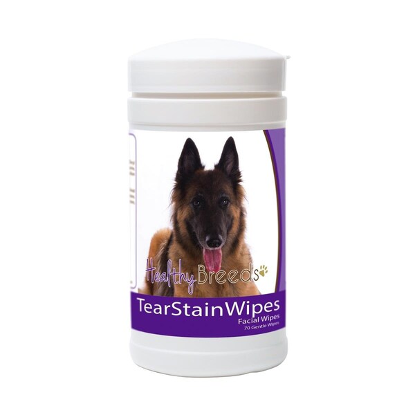 Healthy Breeds Belgian Tervuren Tear Stain Wipes - 840235152002