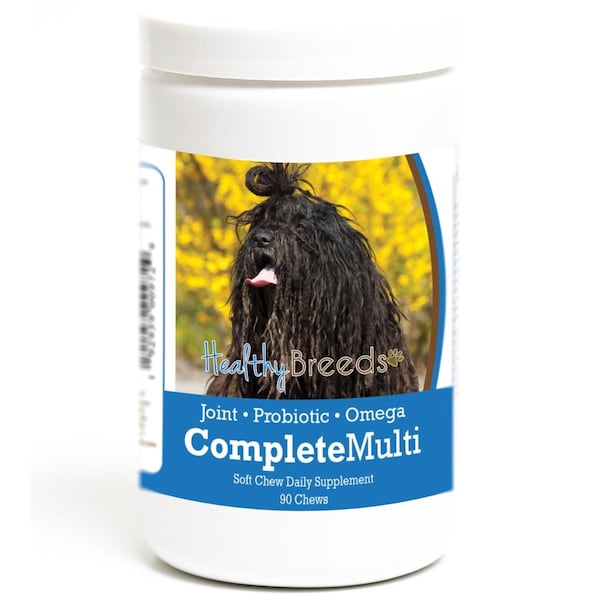 Healthy Breeds Bergamasco all in one Multivitamin Soft Chew, 90PK - 192959009729