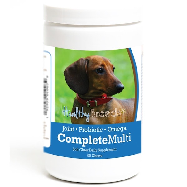 Pamperedpets Dachshund all in one Multivitamin Soft Chew - 90 Count - PA3500896