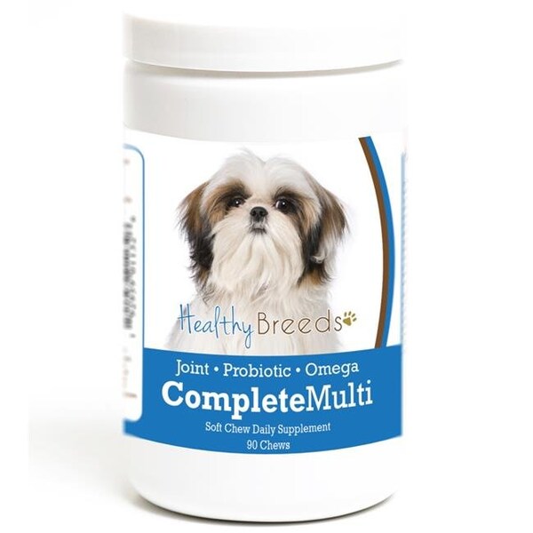 Healthy Breeds Healthy Breeds 192959011326 Shih Tzu all in one Multivitamin Soft Chew - 90 Count - 192959011326