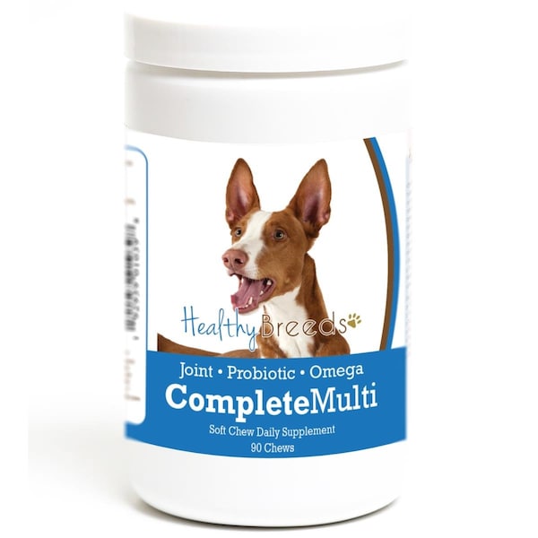 Healthy Breeds Ibizan Hound all in one Multivitamin Soft Chew, 90PK - 192959010398