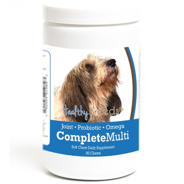 Healthy Breeds Petits Bassets Griffons Vendeen all in one Multivitamin Soft Chew, 90PK - 192959010890
