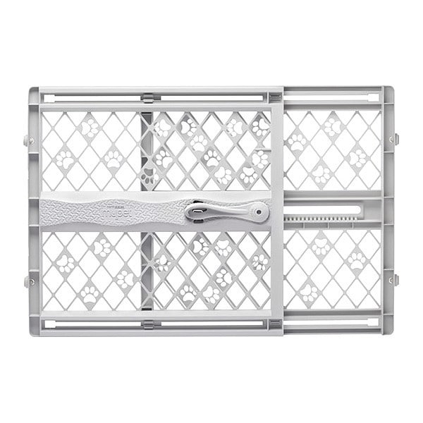 North States Industries Paws Portable Pressue Petgate Gray 26" - 42" x 23" - 8871