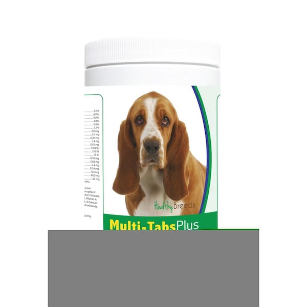 Healthy Breeds Basset Hound Multi-Tabs Plus Chewable Tablets, 365PK - 840235122030
