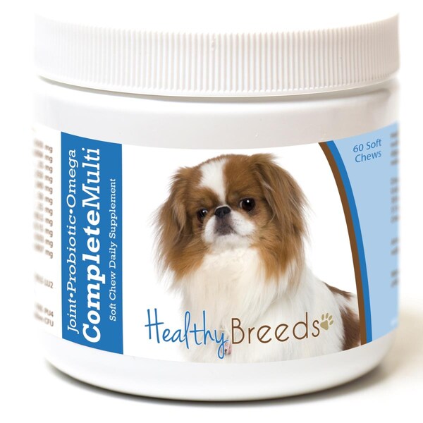 Healthy Breeds Japanese Chin All in One Multivitamin Soft Chew, 60PK - 192959008270