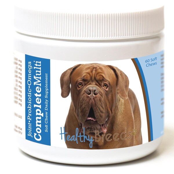 Healthy Breeds Dogue de Bordeaux All in One Multivitamin Soft Chew, 60PK - 192959007910