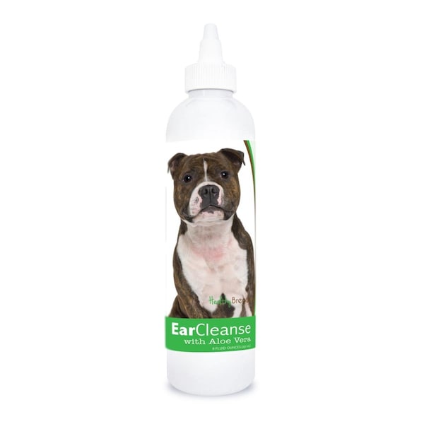 Pamperedpets 8 oz Staffordshire Bull Terrier Ear Cleanse with Aloe Vera Cucumber Melon - PA3491349