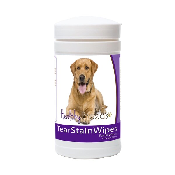 Healthy Breeds Labrador Retriever Tear Stain Wipes - 840235152552