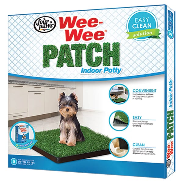 Four Paws Wee-Wee Patch Indoor Potty Smll 20"x20"x - 100203053