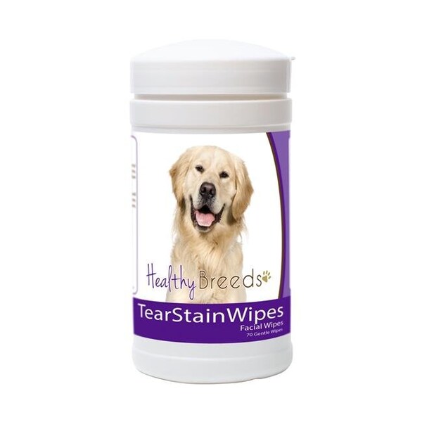 Healthy Breeds Healthy Breeds 840235152941 Golden Retriever Tear Stain Wipes - 840235152941