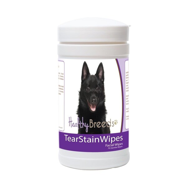 Healthy Breeds Schipperke Tear Stain Wipes - 70 Count, 70PK - 840235173915
