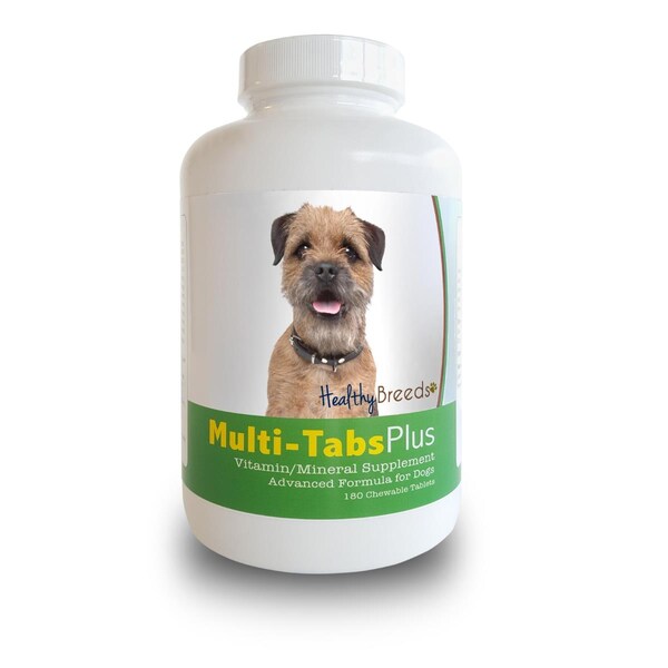 Healthy Breeds Border Terrier Multi-Tabs Plus Chewable Tablets, 180PK - 840235139780
