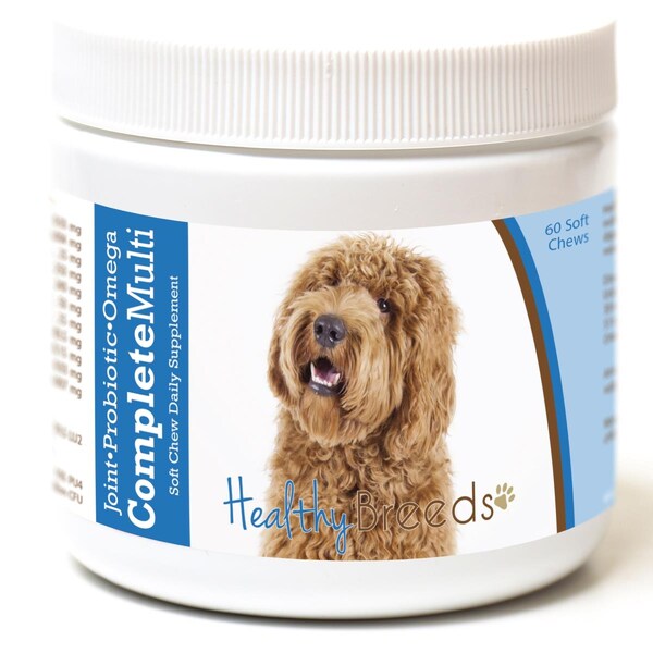 Healthy Breeds Labradoodle All in One Multivitamin Soft Chew, 60PK - 192959008400