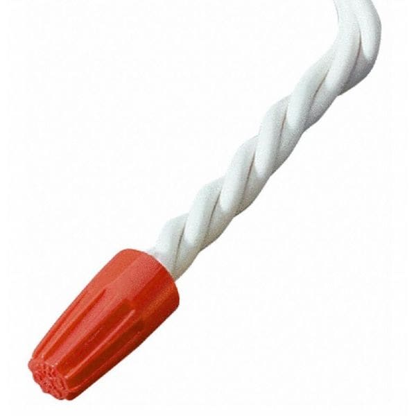 Ideal Twist On Wire Connector, 22 AWG to 14 AWG, 600 V, Standard Style, Orange, 100 PK - 30-073
